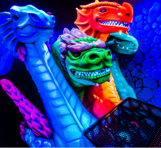 Dragon's Tale Blacklight Mini-Golf