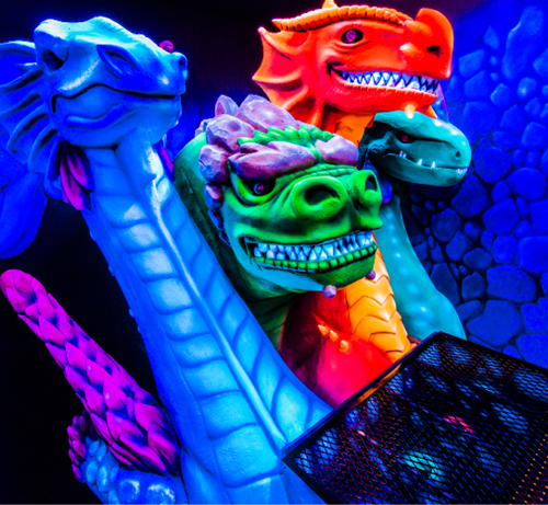 Dragon's Tale Blacklight Mini-Golf