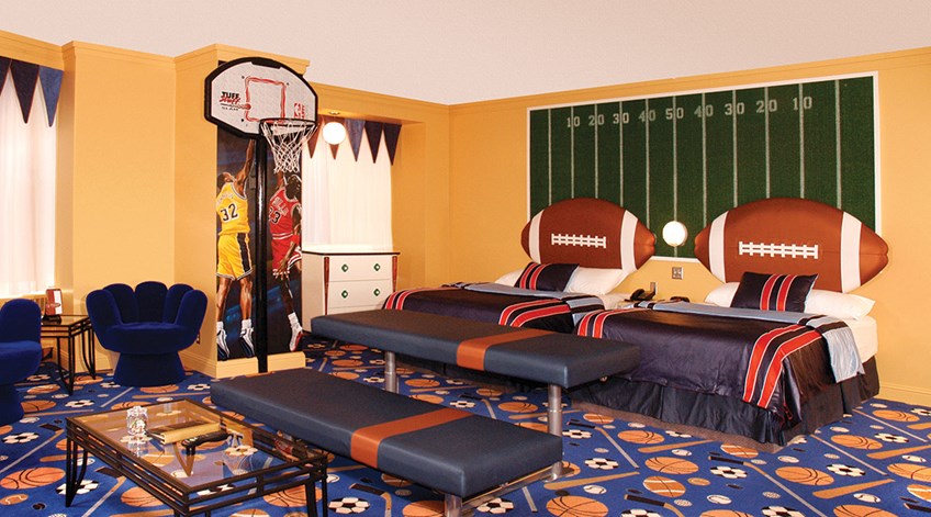 Luxury Sports Theme Room
